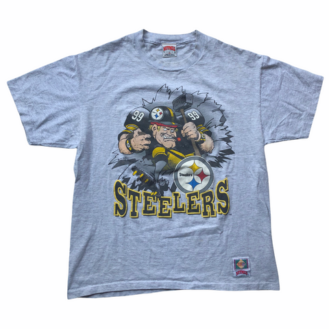 h Steelers Vintage Jack Davis Two-Sided Shirt (XL)